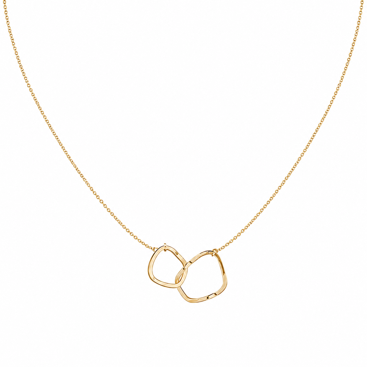 Twin Loop - Gold - Necklace