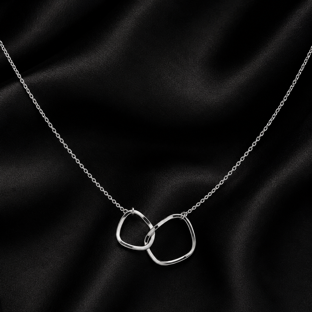 Twin Loop - Silver - Necklaces