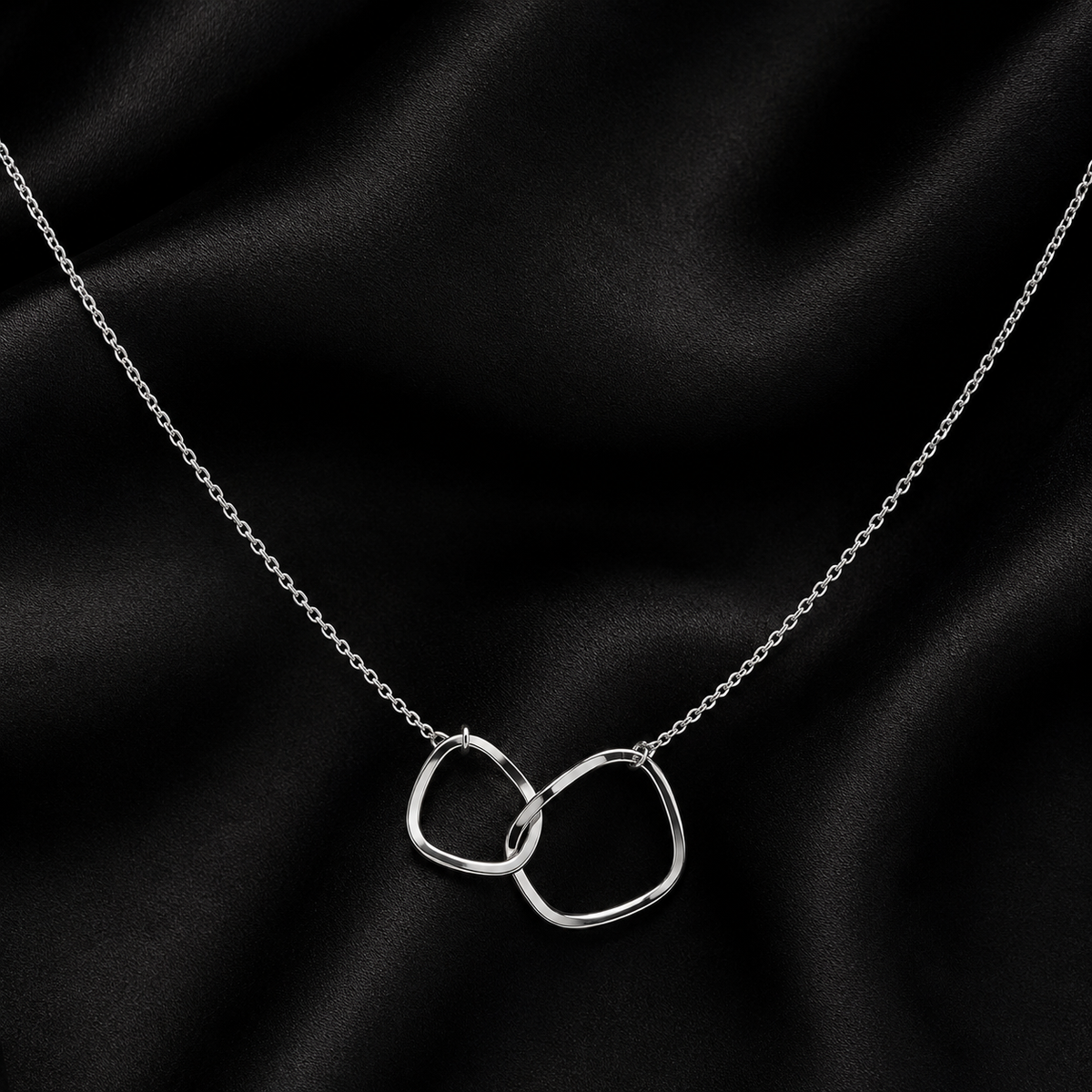 Twin Loop - Silver - Necklaces