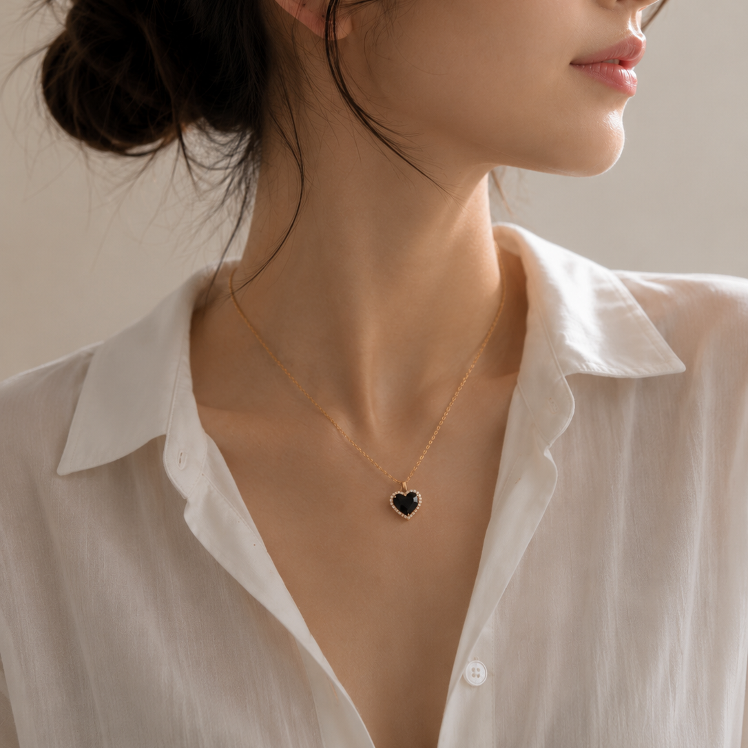 Noir Heart - Necklace