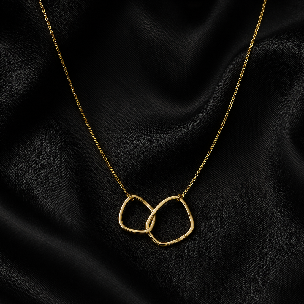 Twin Loop - Gold - Necklace