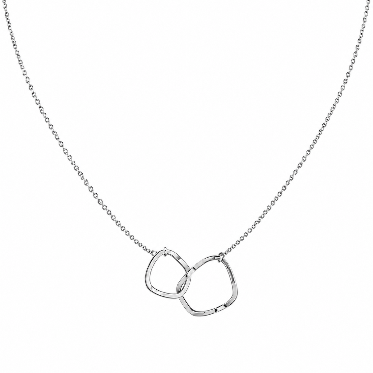 Twin Loop - Silver - Necklaces