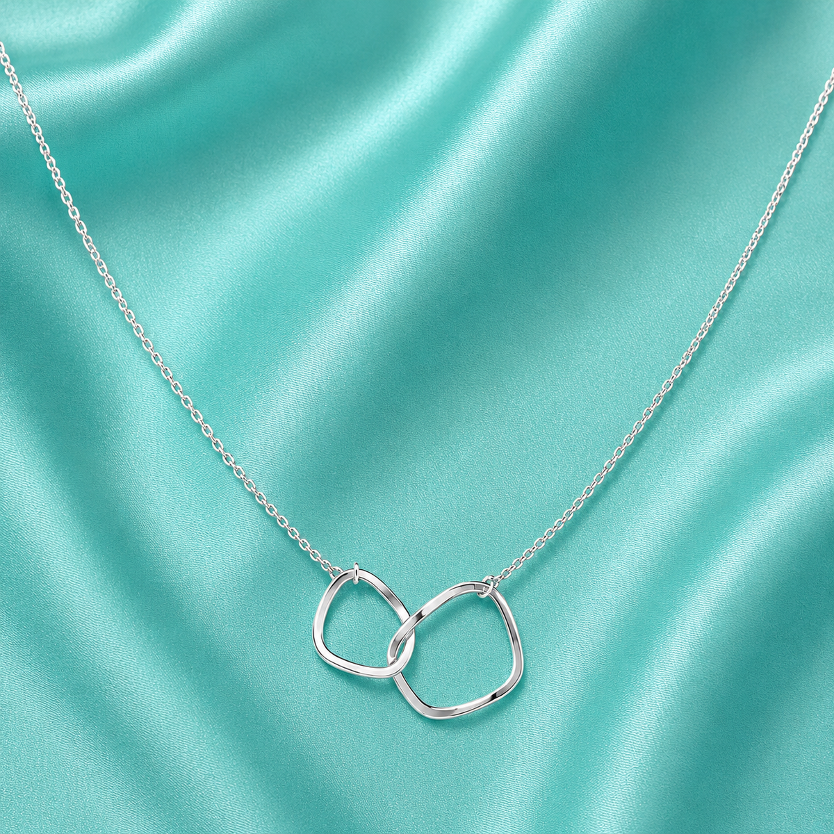 Twin Loop - Silver - Necklaces