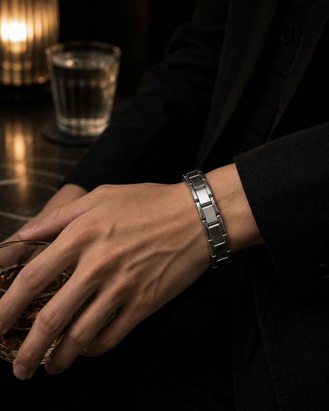 Wide Stainless Bracelets
