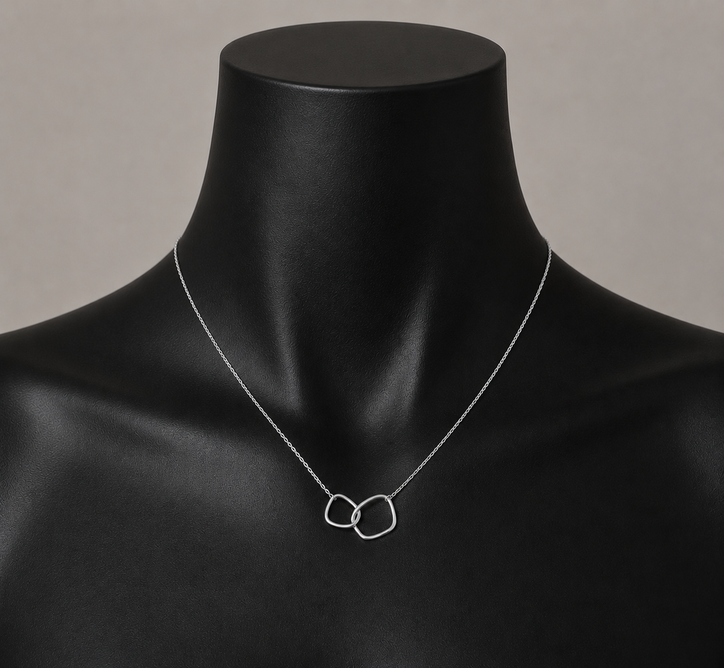 Twin Loop - Silver - Necklaces