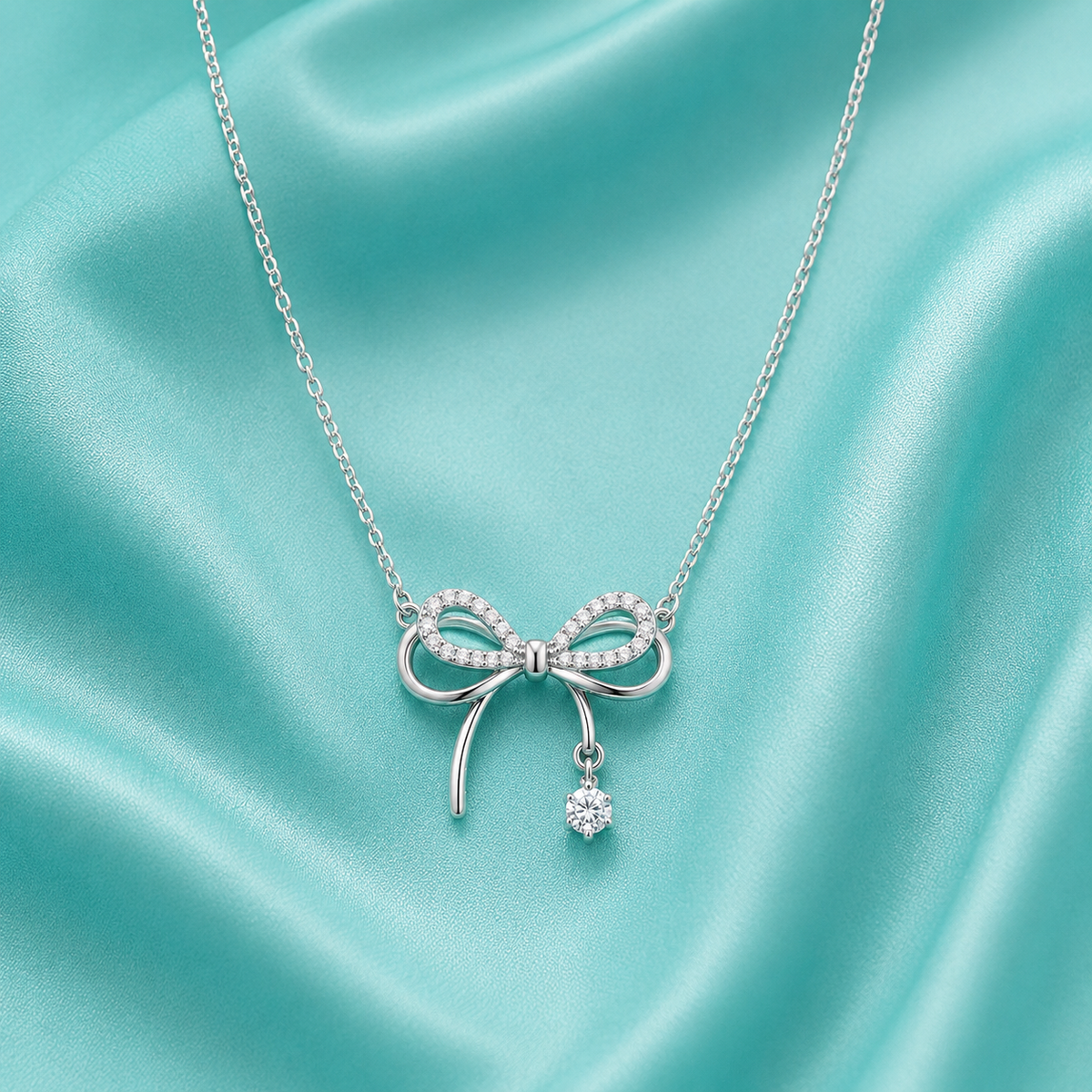 Crystal Bow - Necklace