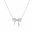 Crystal Bow - Necklace