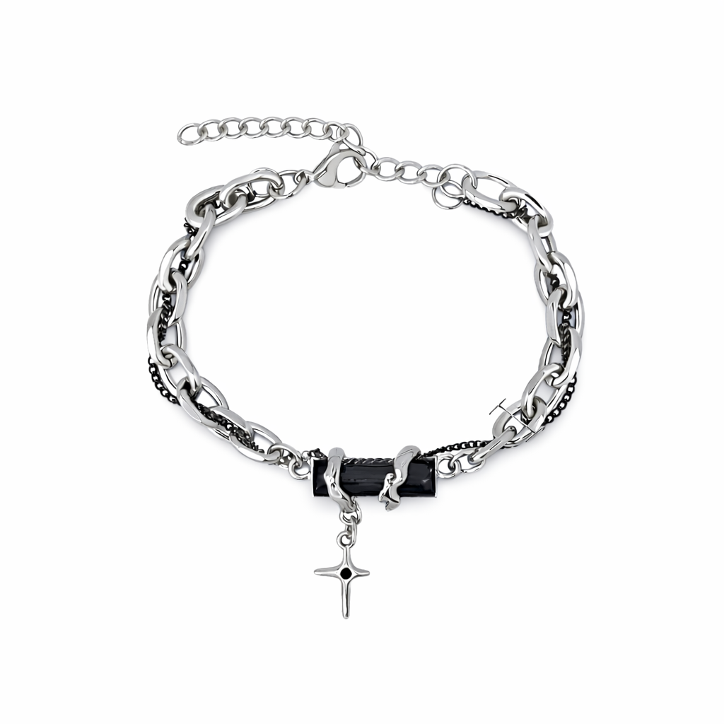 Black Zircon Star Chain Women