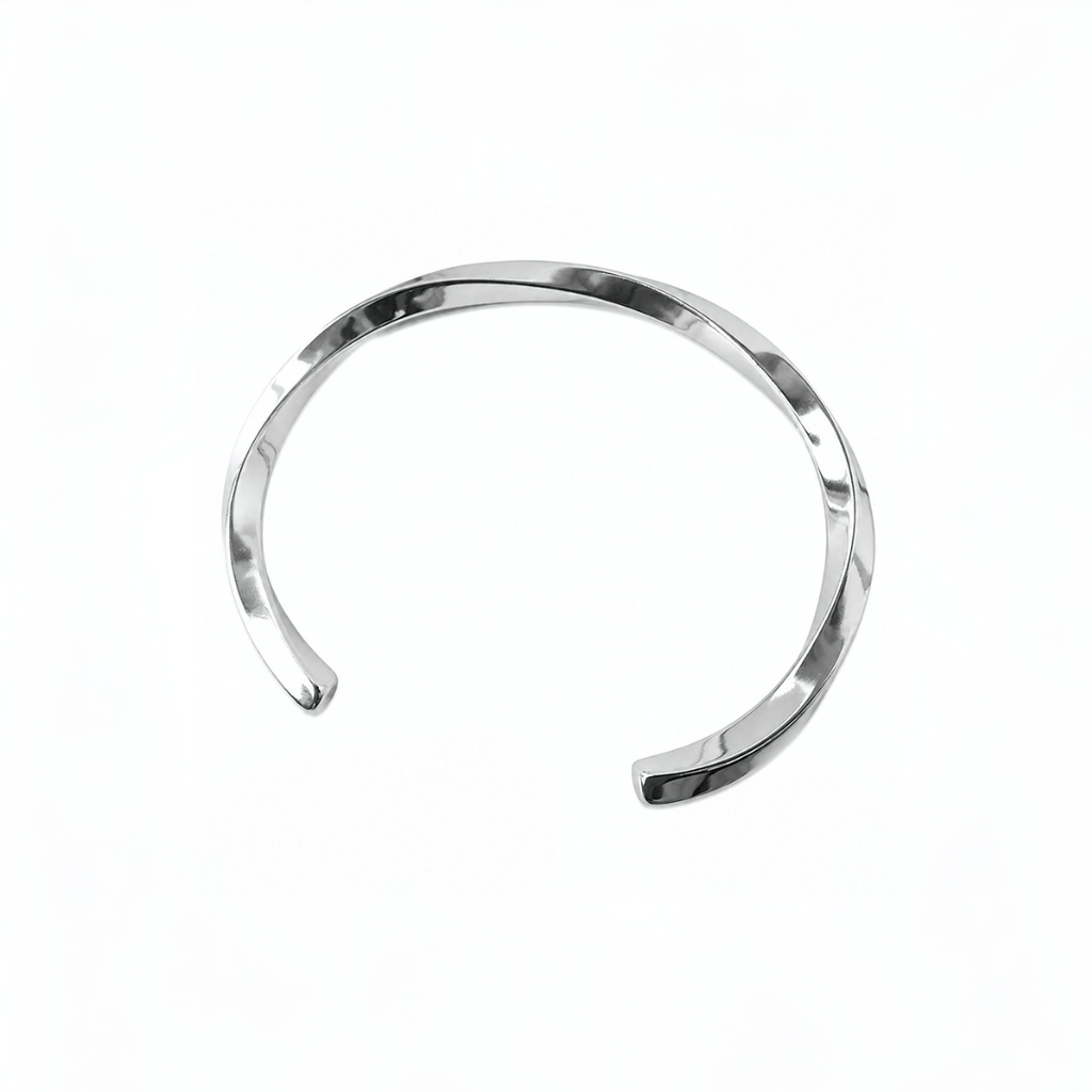 Twisted Open Cuff Bangle